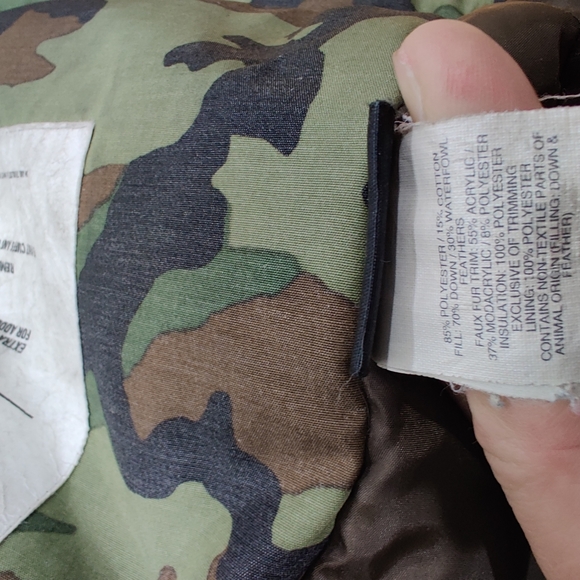 XSmall J.Crew Green Camo Parka - Picture 9 of 9